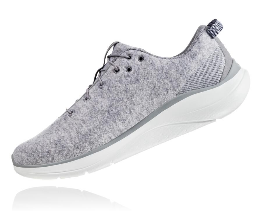 Hoka One One Løbesko Herre - Hupana Flow Wool - Grå - 861095VRH